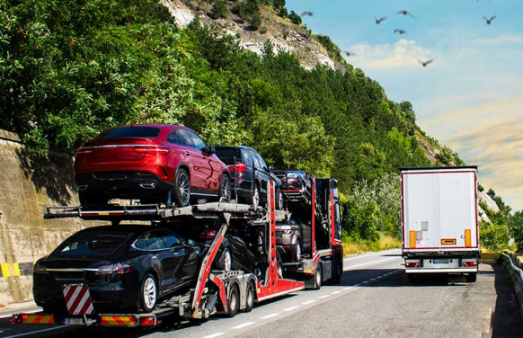 trasporto auto con bisarca